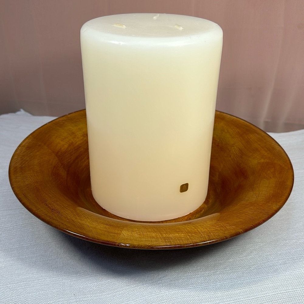 PartyLite Gold 3-Wick Candle Holder